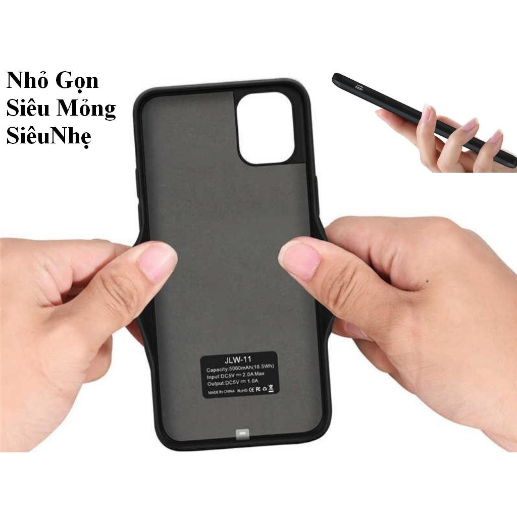 Ốp Kiêm Pin Sạc Dự Phòng IPhone 11 Pro Max (Màu đen)