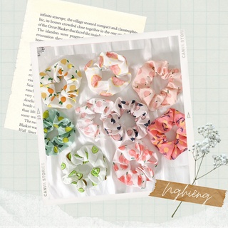 Dây Buộc Tóc, Cột Tóc Scrunchies Hoa Quả Dễ Thương