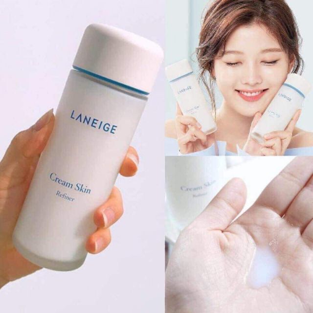 Nước hoa hồng dưỡng ẩm LANEIGE CREAM SKIN REFINER 50 ml(Date 2022)