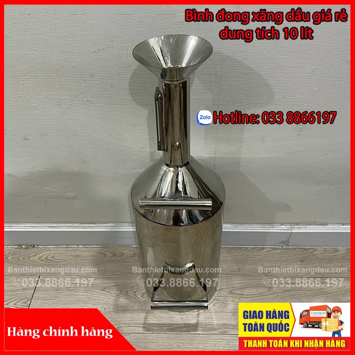 Bình 10 Lít giá rẻ chuyên dùng đong xăng dầu