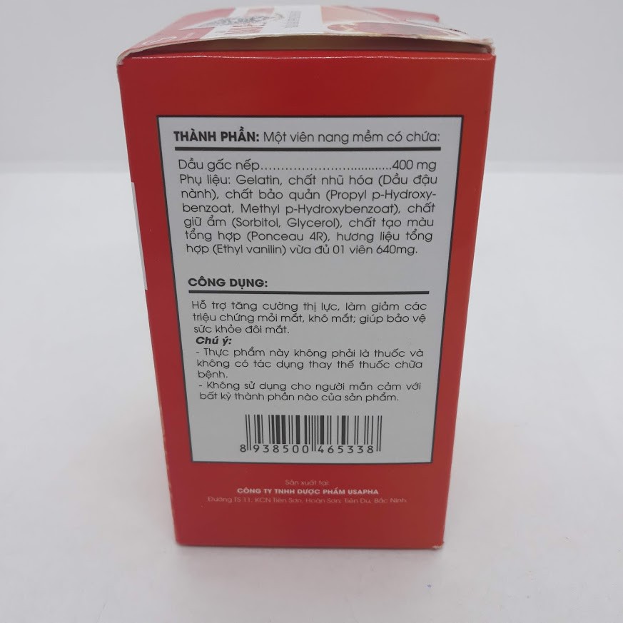 Dầu gấc Tuệ Linh - Giúp sáng mắt đẹp da