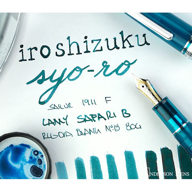 Mực bút máy Pilot Iroshizuku - Màu Syo-ro (Xanh lá thông)