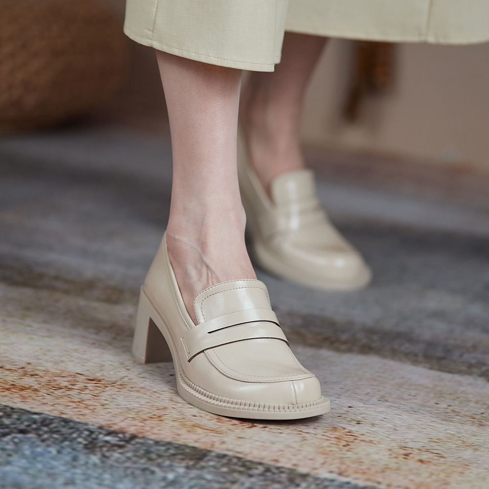 Giày Búp Bê Nữ Gót Vuông Thiết Kế Xinh Xắn | BigBuy360 - bigbuy360.vn