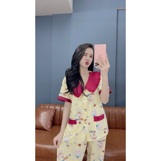 Đồ bộ mặc nhà Pijama LỤA HÀN Bigsize XL TNQD ( 62-72kg)