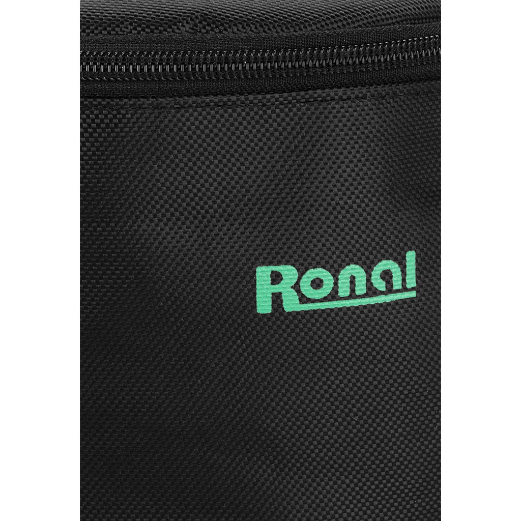 Túi Ronal đeo hông hoặc trước ngực - Đen in xanh lá