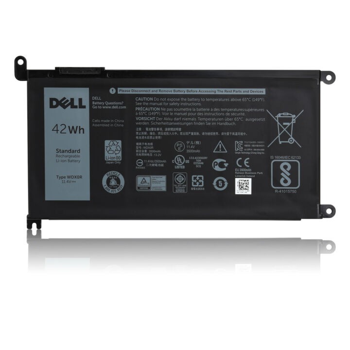 Pin Dell Inspiron 13 5568 5368 5378 15 5567 5578 pin kiểu dẹt lắp trong laptop dell mã pin WDX0R ZIN_42wh