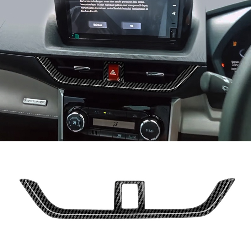 Khung Viền Máy Điều Hòa Xe Hơi Toyota Veloz Avanza 2022 + Bằng Sợi Carbon