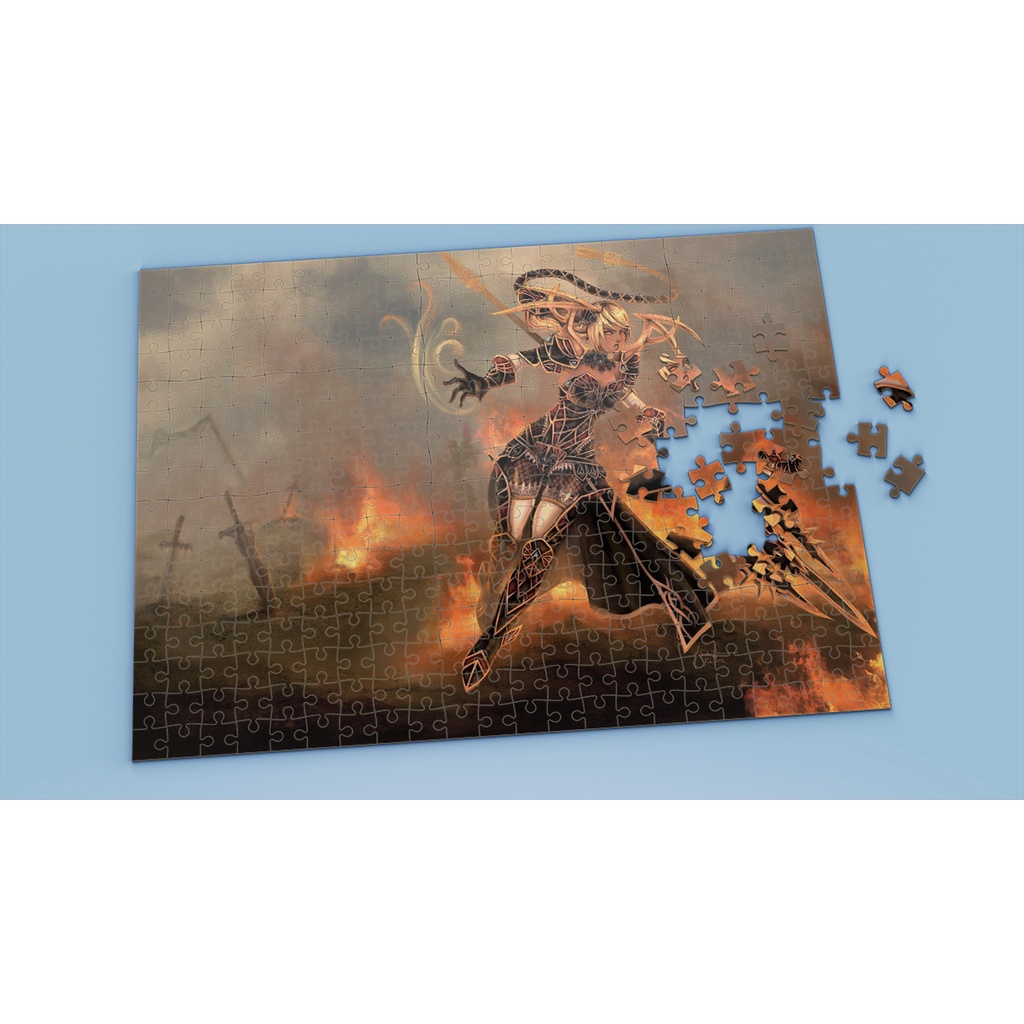 League of Legends Tranh ghép hình JANNA - Mẫu 1 - Nhận in theo yêu cầu