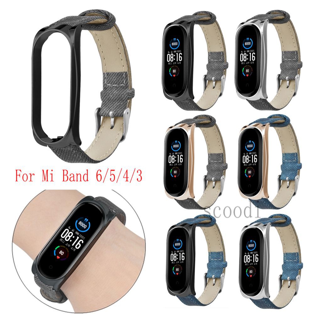 Dây Đeo Thay Thế Chất Liệu Kim Loại Phong Cách Retro Cho Xiaomi mi band 7 6 5 mi 5 NFC mi band 4 / 3