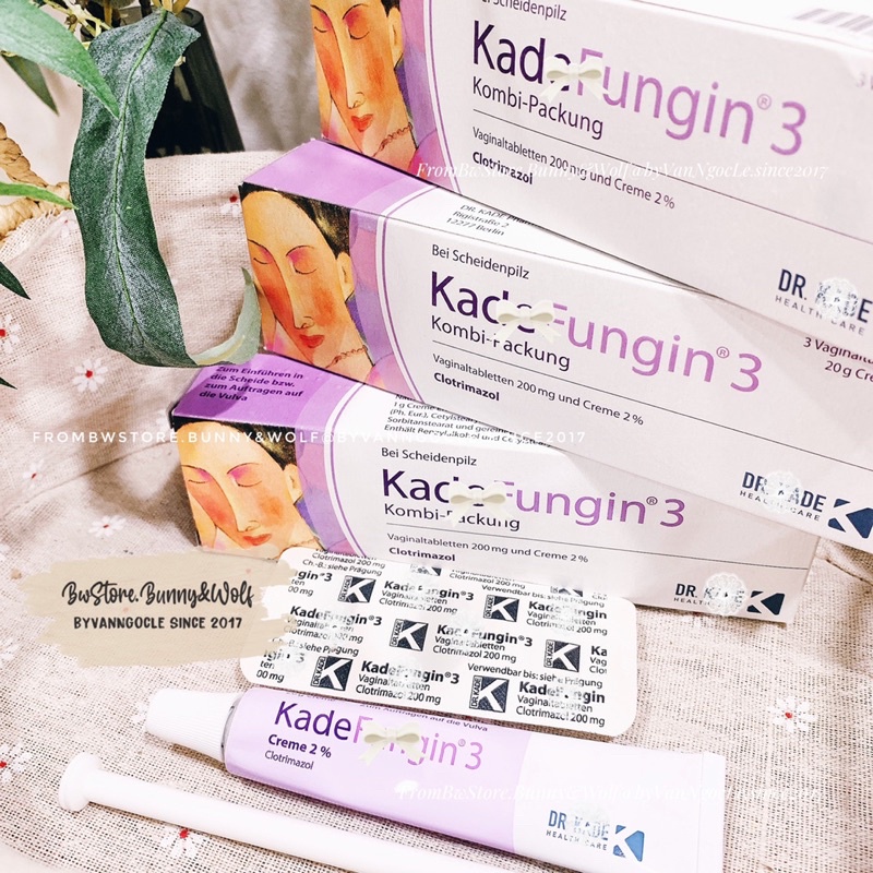 Bộ Sản Phẩm Vệ Sinh Phụ Nữ KadeFungin 3 Kombi-Packung nội địa Đức