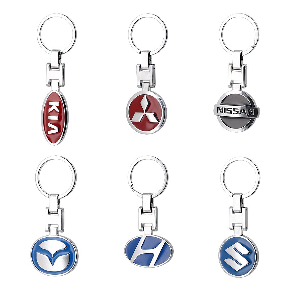 Móc Chìa Khóa Xe Hơi Có In Logo Hãng Xe