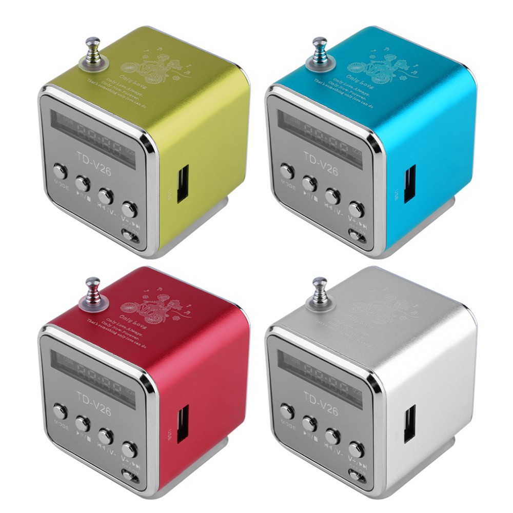 Hộp nhạc FM Radio TD-V26 có chức năng máy nghe nhạc Mp3. Micro SD, USB, Loa