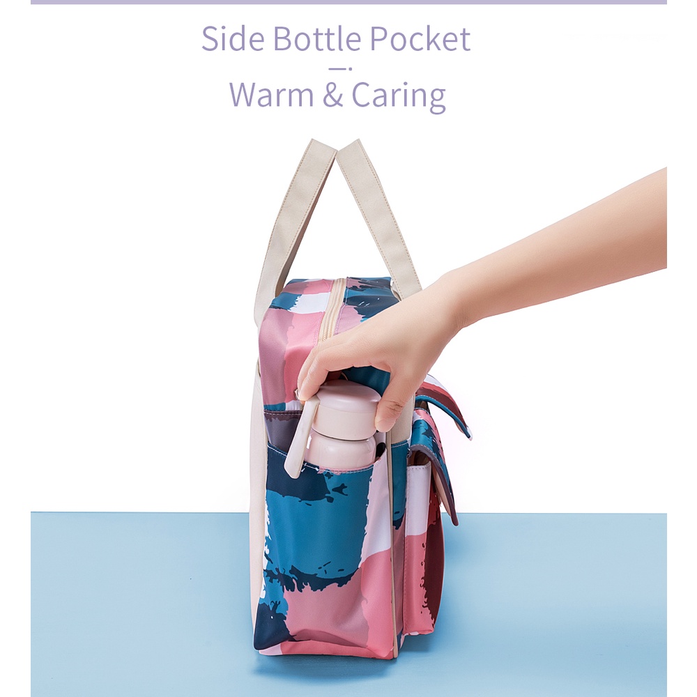 Insular Túi Xách Đeo Vai Đựng Tã Em Bé Cho Phụ Nữ Mang Thai