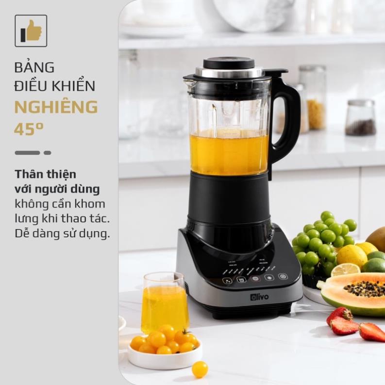 Máy làm sữa hạt Máy xay nấu đa năng Olivo CB20 tặng cối xay khô Công nghệ Mỹ bảo hành 24 tháng chính hãng