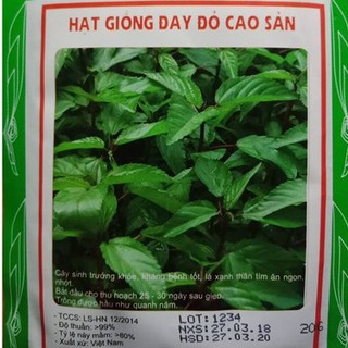 Hạt giống rau đay đỏ cao sản - 20gr