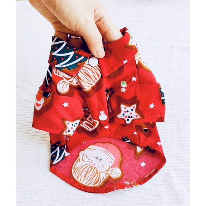 Áo sơ mi tuần lộc dành cho thú cưng, Áo mặc noel dành cho chó mèo LaLi Petfashion