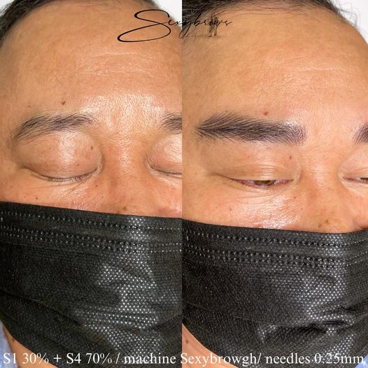 Mực GH Chuyên Đi Sợi Hairstrokes, Phun Chân Mày Rải hạt Chai Chiết DCPXTP