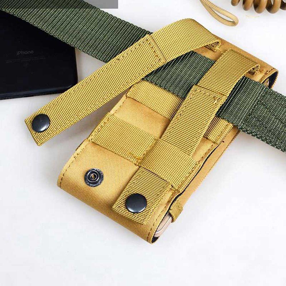 Túi Đeo Hông Đựng Điện Thoại Bằng Nylon Họa Tiết Rằn Ri Cá Tính