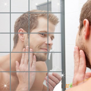 16 miếng gương dán tường trang trí