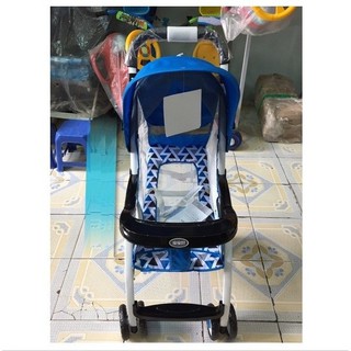 [Freeship] Xe đẩy du lịch 1 chiều 3 tư thế (mái che, giỏ đồ, phanh chân, bảo hiểm)