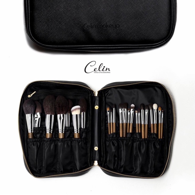 Bộ cọ Celin 25 cây & 28 cây tặng kèm Kẹp Mi hoặc Mút Celin