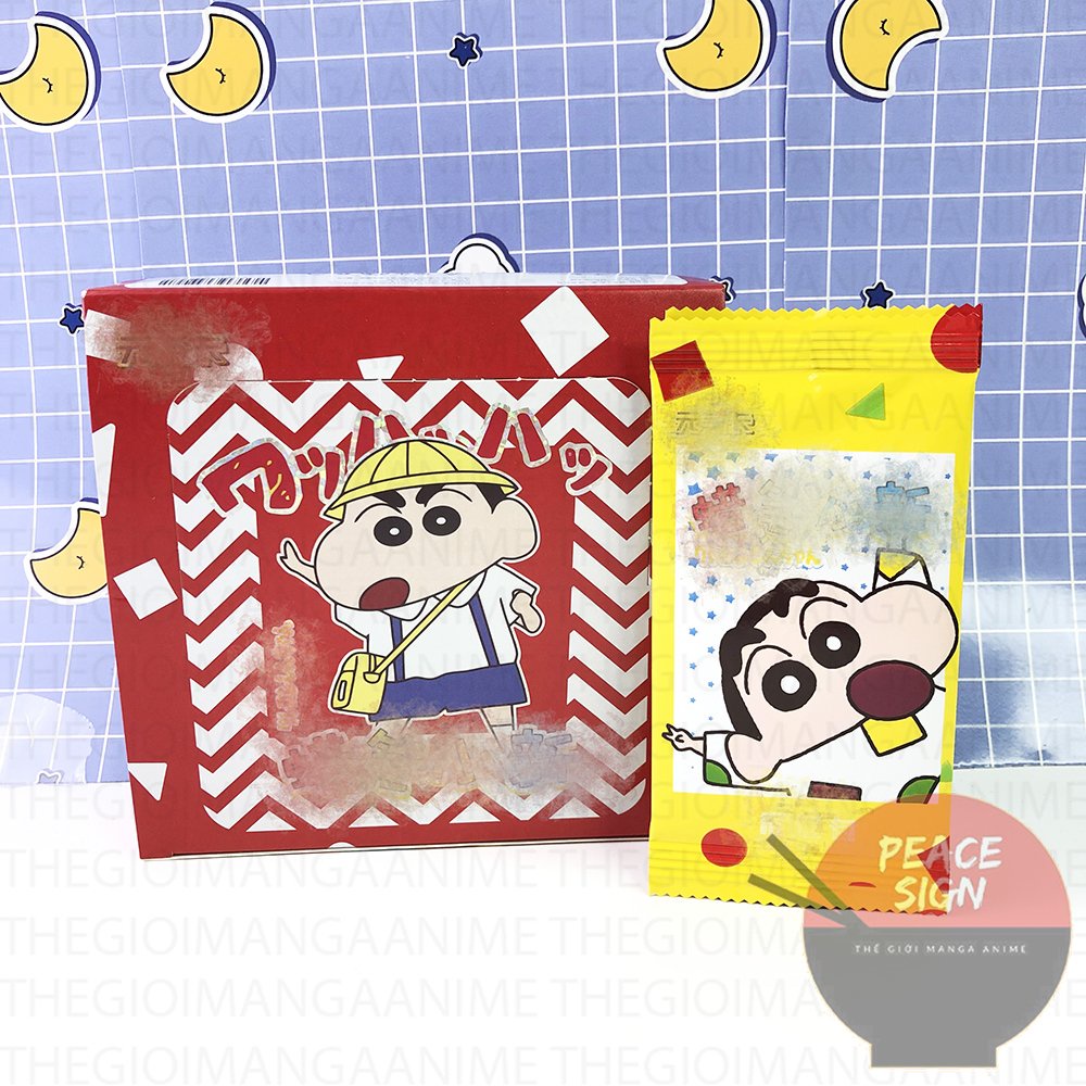 ( M120 ) Pack card nhân phẩm CRAYON SHIN-CHAN Cậu Bé Bút Chì anime chibi set ảnh thẻ gacha