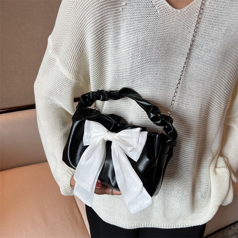 One Túi Xách Đeo Vai Hình Vuông Cỡ Lớn Phối Nơ Thời Trang Mùa Hè NB00095