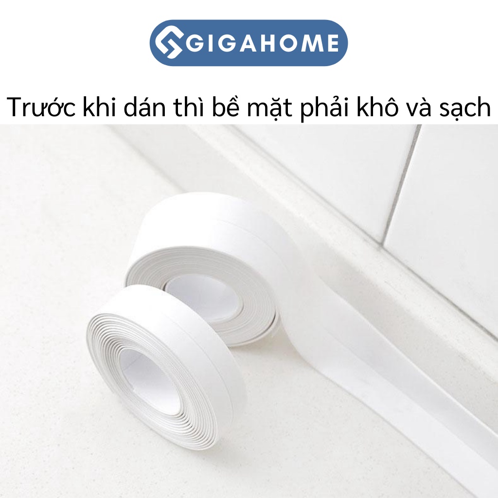 Cuộn Băng Keo Dán Viền Bếp, Bồn Rửa Chống Thấm Nước GIGAHOME Dài 3.2m 4658