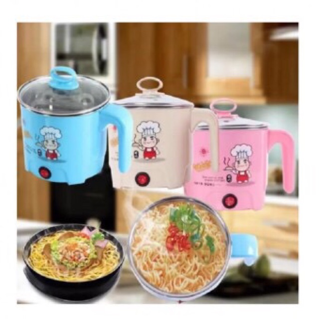 Nồi Nấu Mì Đa Năng, Siêu Tốc 1,8Lít - tiện dụng tại nhà HÀNG XỊN Nồi Điện Mini