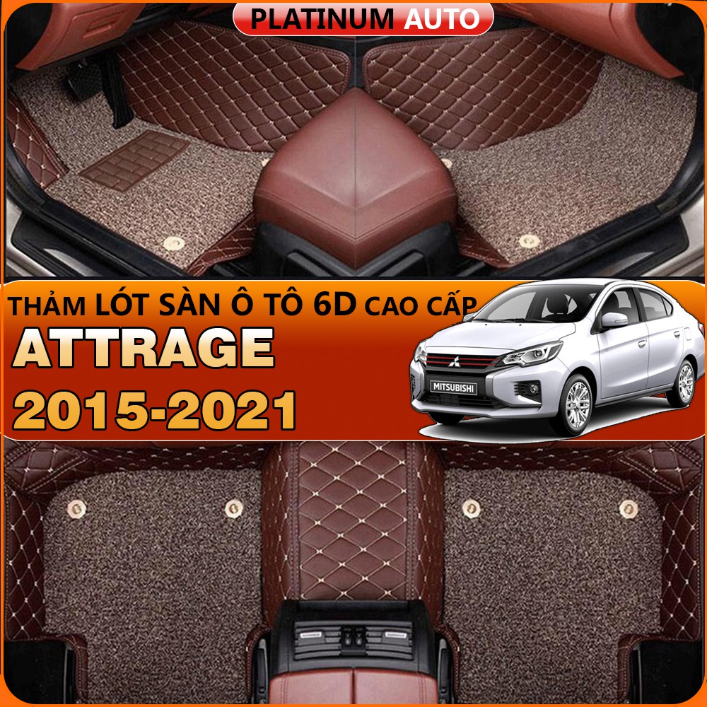 Thảm lót sàn ô tô 6D Mitsubishi Attrage 2015-2021