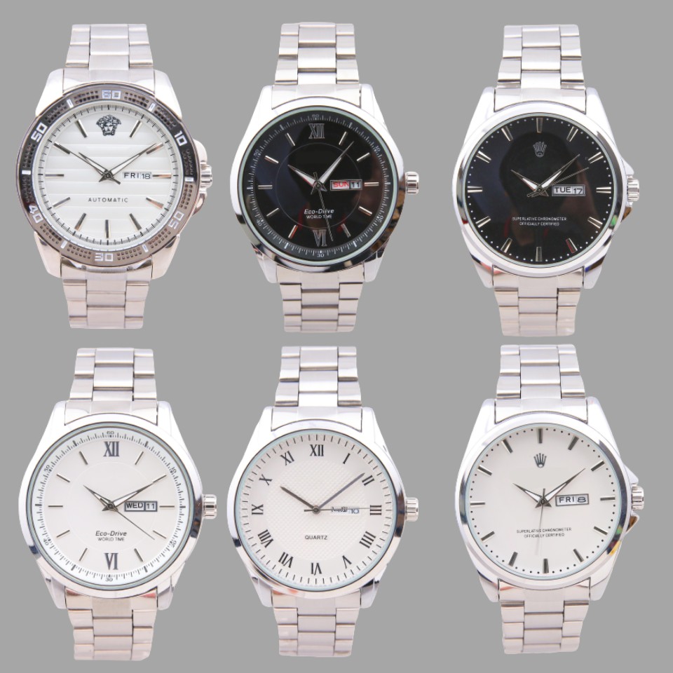 Đồng hồ nam sang trọng, đẳng cấp dây da, dây thép mặt kính chống xước chống nước - Chọn mẫu ngẫu nhiên | BigBuy360 - bigbuy360.vn