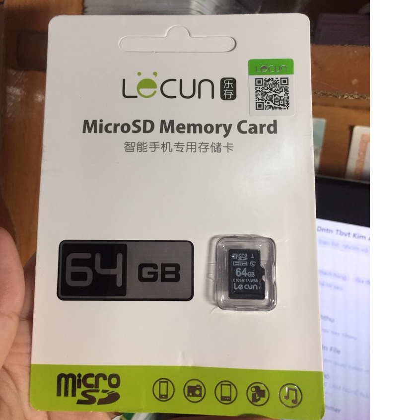 Thẻ Nhớ Lecun 64GB Chính Hãng Bảo Hành 5 Năm - Thẻ nhớ Micro SD 64G