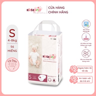 Bịch tã dán rose baby size s (56 miế