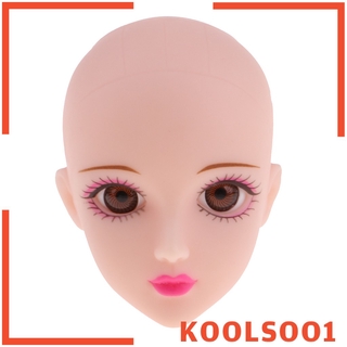 Mô hình đầu búp bê koolsoo1 mắt đen tỉ lệ 1: 6