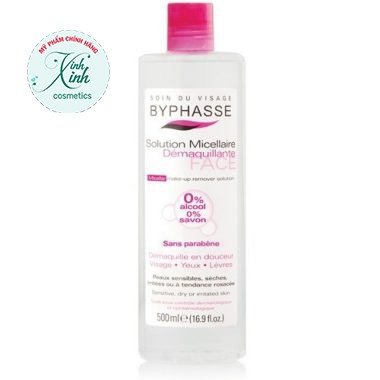NƯỚC TẨY TRANG BYPHASSE FACE MAKE-UP REMOVER 500ml