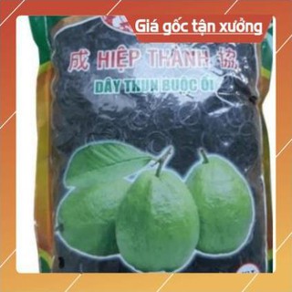 DÂY THUN ( DÂY CHUN ) ĐEN BUỘC TÚI BỌC ỔI - GÓI 500 GRAM