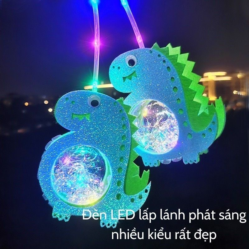 Đèn Lồng Trung Thu Hình Thú Phát Sáng Nhấp Nháy Cho Bé