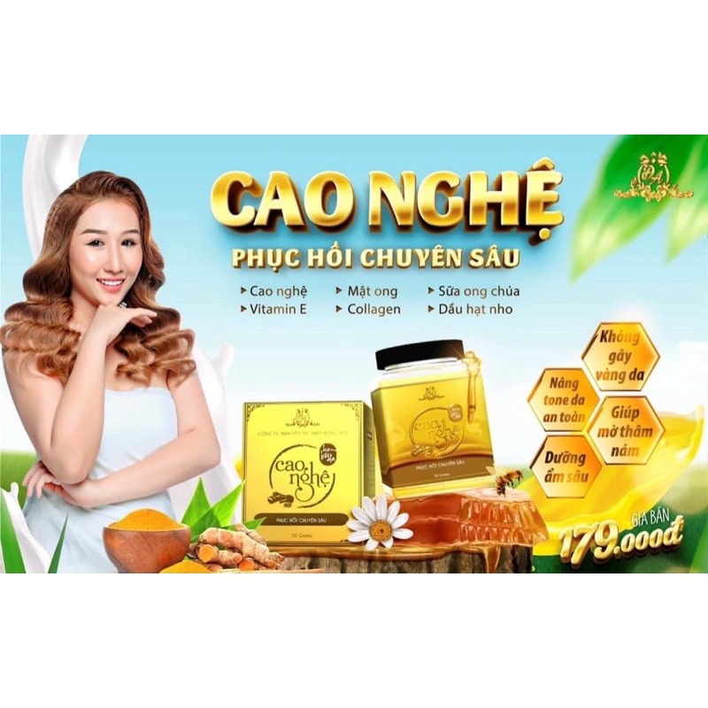 Cao Nghệ Đông Anh Collagen X3 50gr  Phục Hồi Da Chuyên Sâu, Dưỡng Da Trắng Sáng, Loại Bỏ Mụn, Nám, Thâm