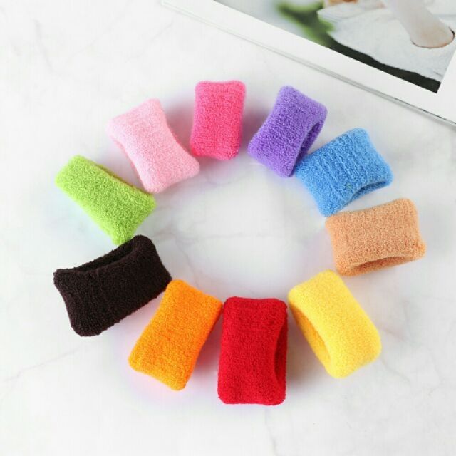 Combo 5 Len buột tóc bản to (màu/đen)