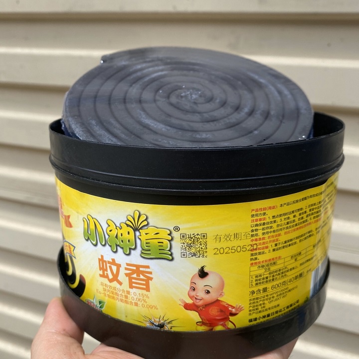 Hương Vòng , Hương Muỗi thảo dược Trung Quốc Tiểu Thần Đồng An toàn không chất độc hại