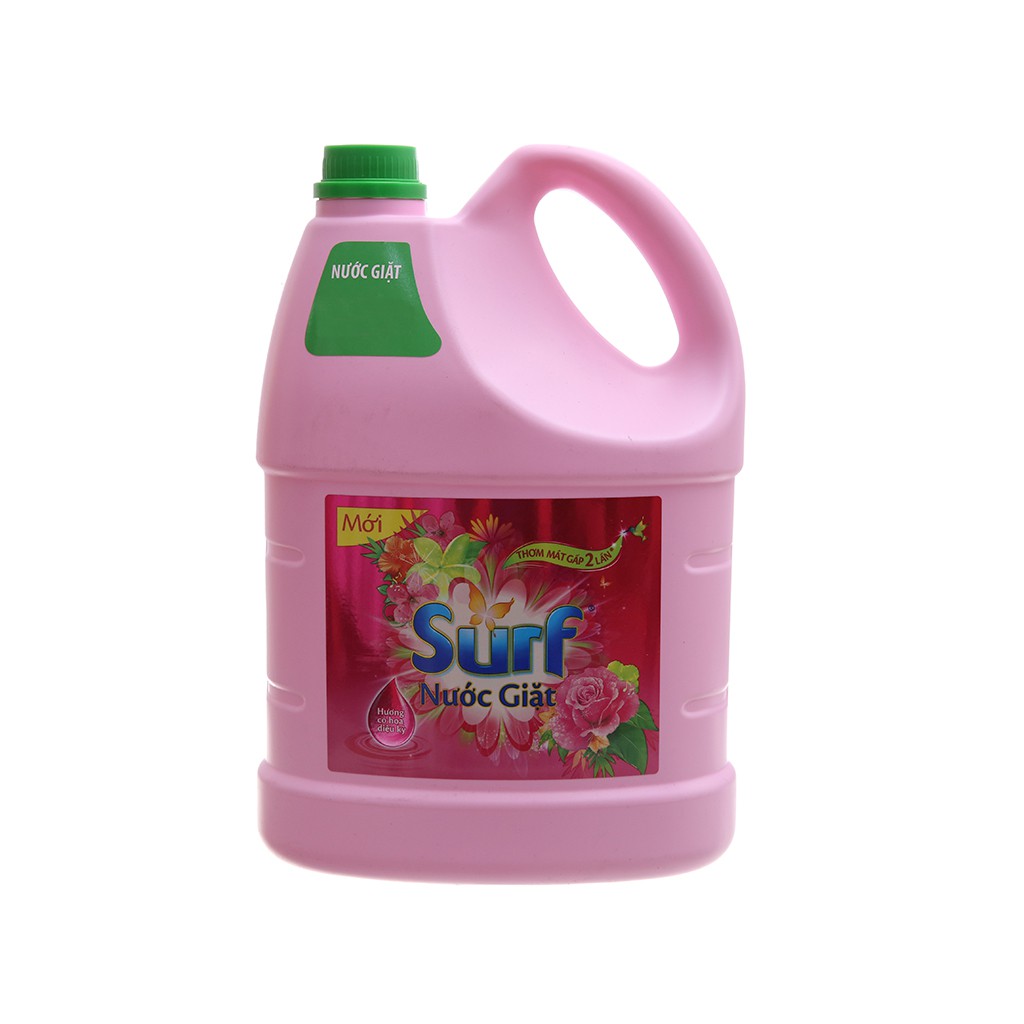 Nước giặt Surf hương cỏ hoa diệu kỳ can 3.6 lít