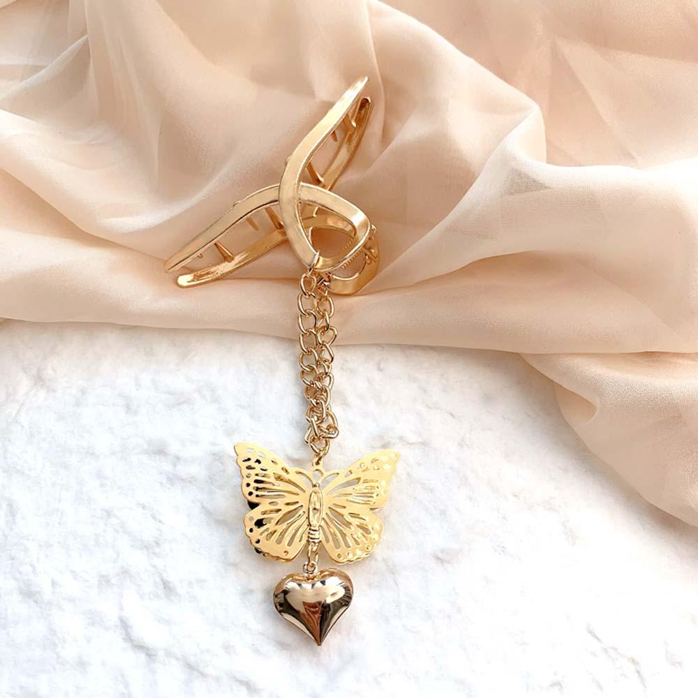 Kẹp Tóc Bướm / Trái Tim / Bướm Rỗng Thời Trang Vintage