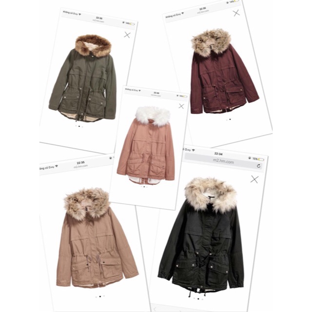 ÁO PARKA HM