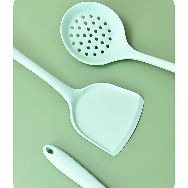 Bộ Dụng Cụ Nấu Ăn Bằng silicone Chống Dính Tiện Lợi