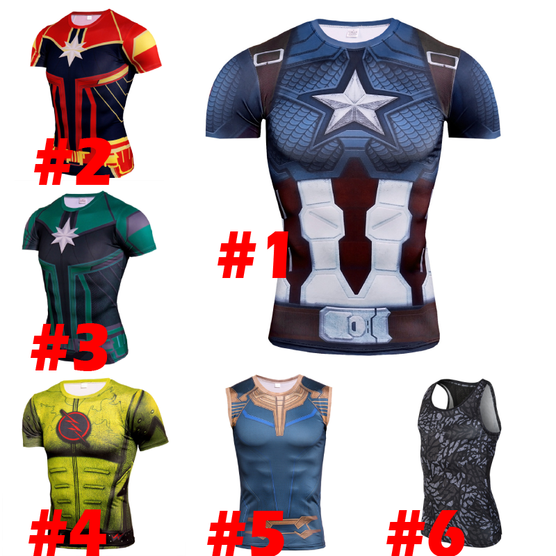 Áo Thun Nam Ngắn Tay In Hình 3d Avengers
