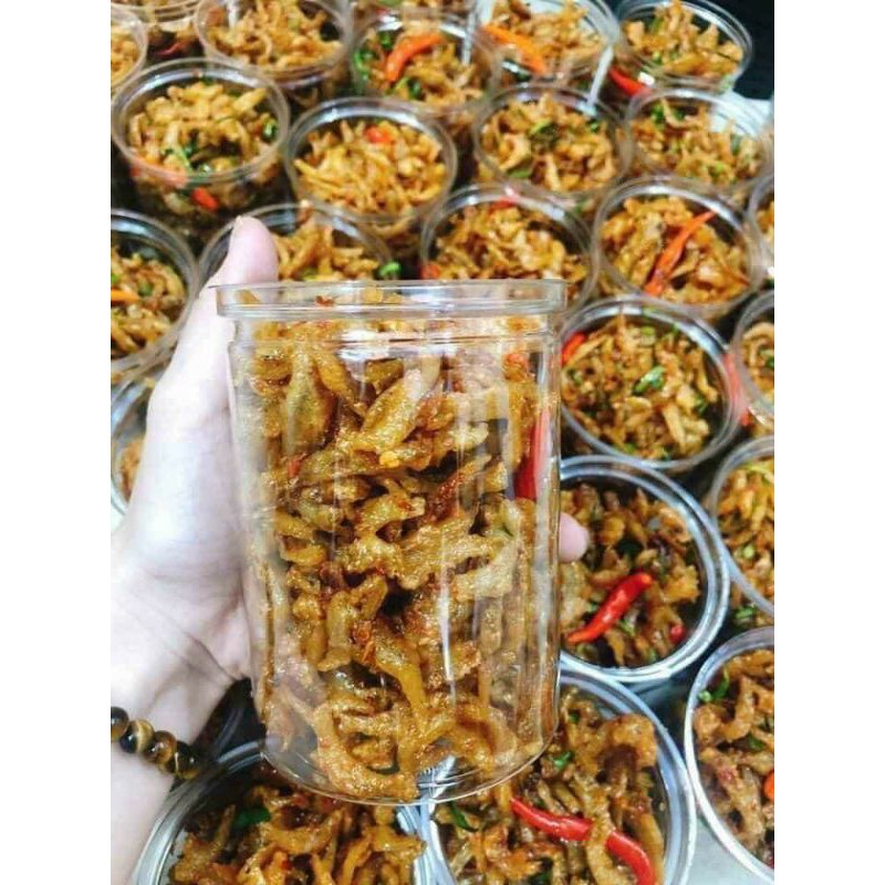 cá cơm rim lá chanh