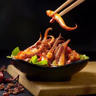 Râu mực cay Bà dì nội địa Trung - Combo 10 Gói