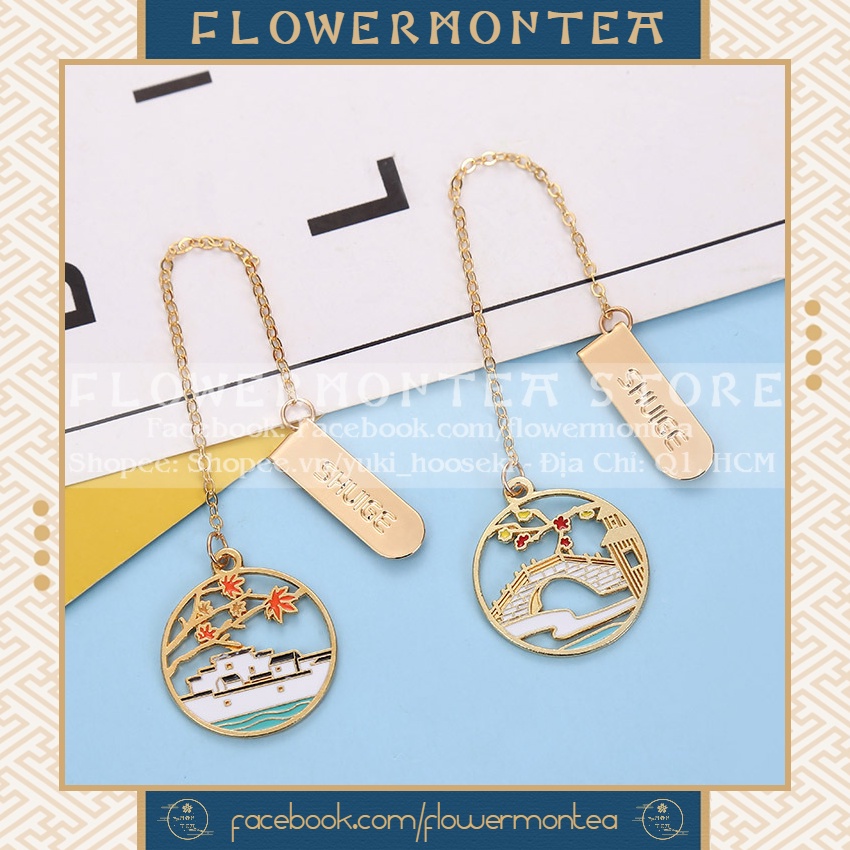 Thẻ Đánh Dấu Sách | Bookmark Dây Kim Loại - Cổ Phong 01