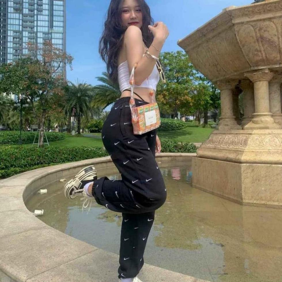 Quần Dài Nỉ Bông Unisex Form Rộng