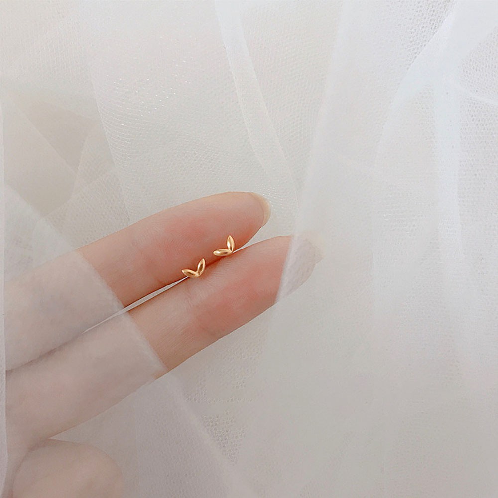 Khuyên Tai Nữ Trang Tạo Hình Mầm Cây Độc Đáo